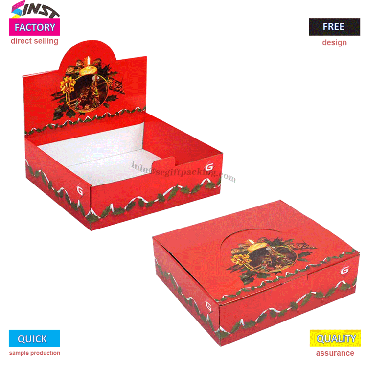 کرسمس ڈیسک ٹاپ ڈسپلے اسٹینڈ کلاسیکی رنگ سکیم ڈیسک ٹاپ کے تہوار کی تقریب کا احساس بھڑکاتا ہے