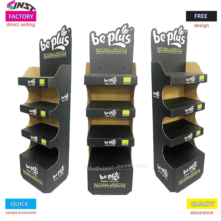 شیمپو کو شیمپو نالیدار ڈسپلے ریک پر چمکائیں