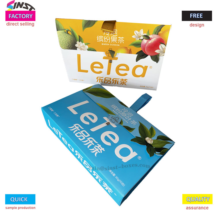 کولڈ بریو فروٹ چائے کارڈ باکس